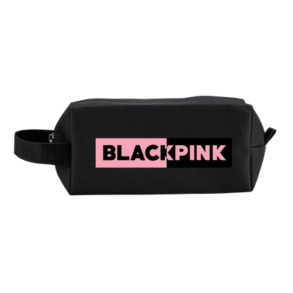 Black Pink Logo Κασετίνα Μάυρη