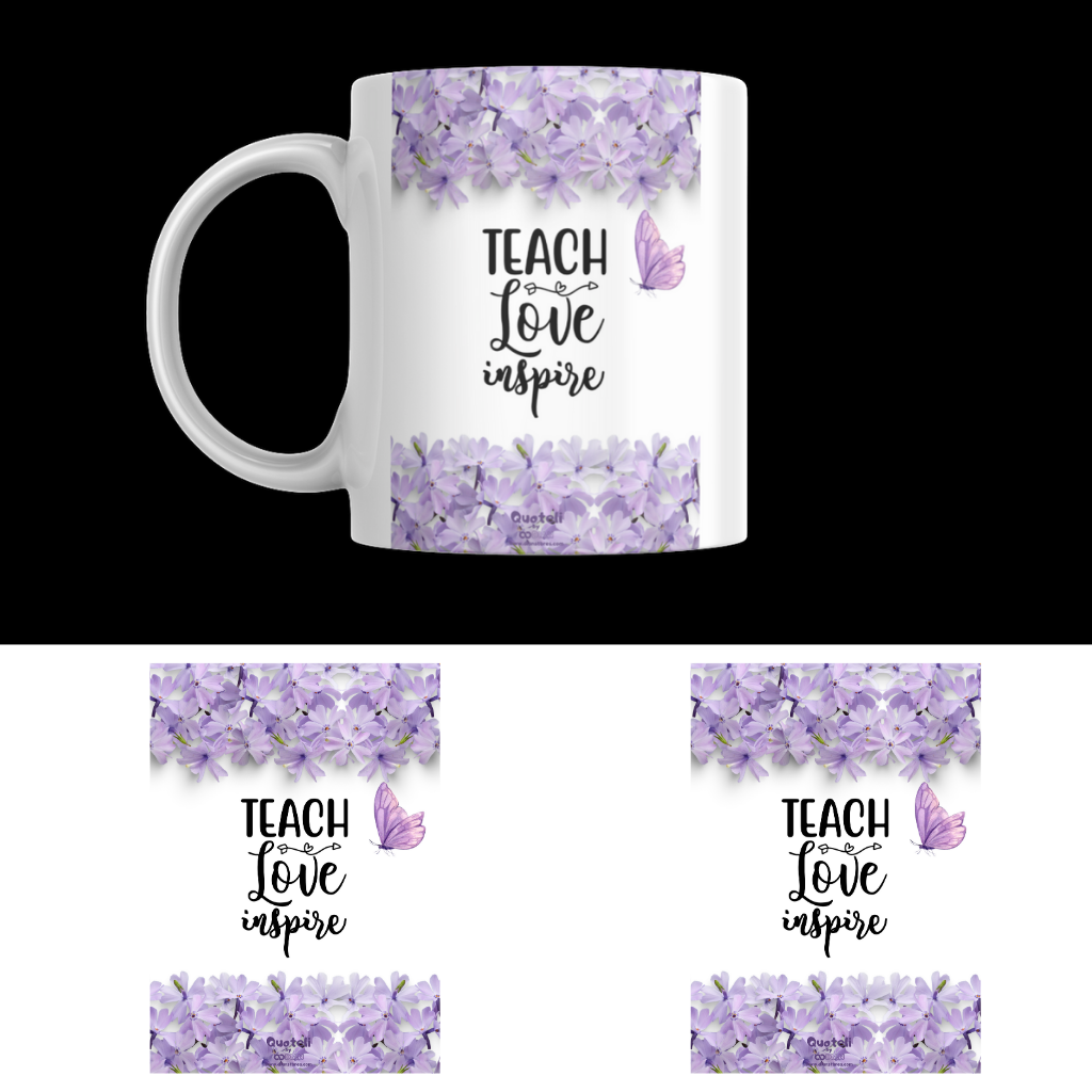 Κούπα για δασκάλες "Teach Love Inspire"