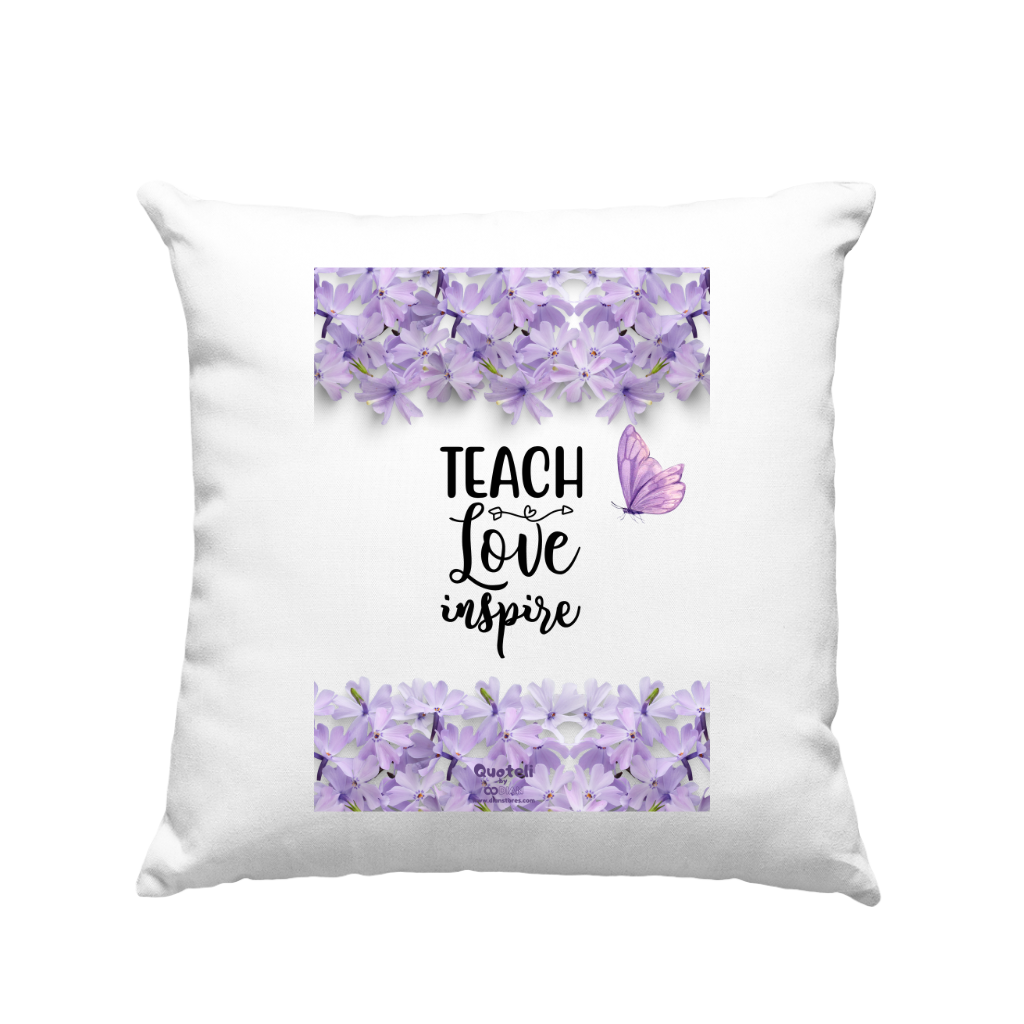 Μαξιλάρι 30cm για δασκάλες "Teach Love Inspire"