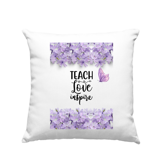 Μαξιλάρι 30cm για δασκάλες "Teach Love Inspire"