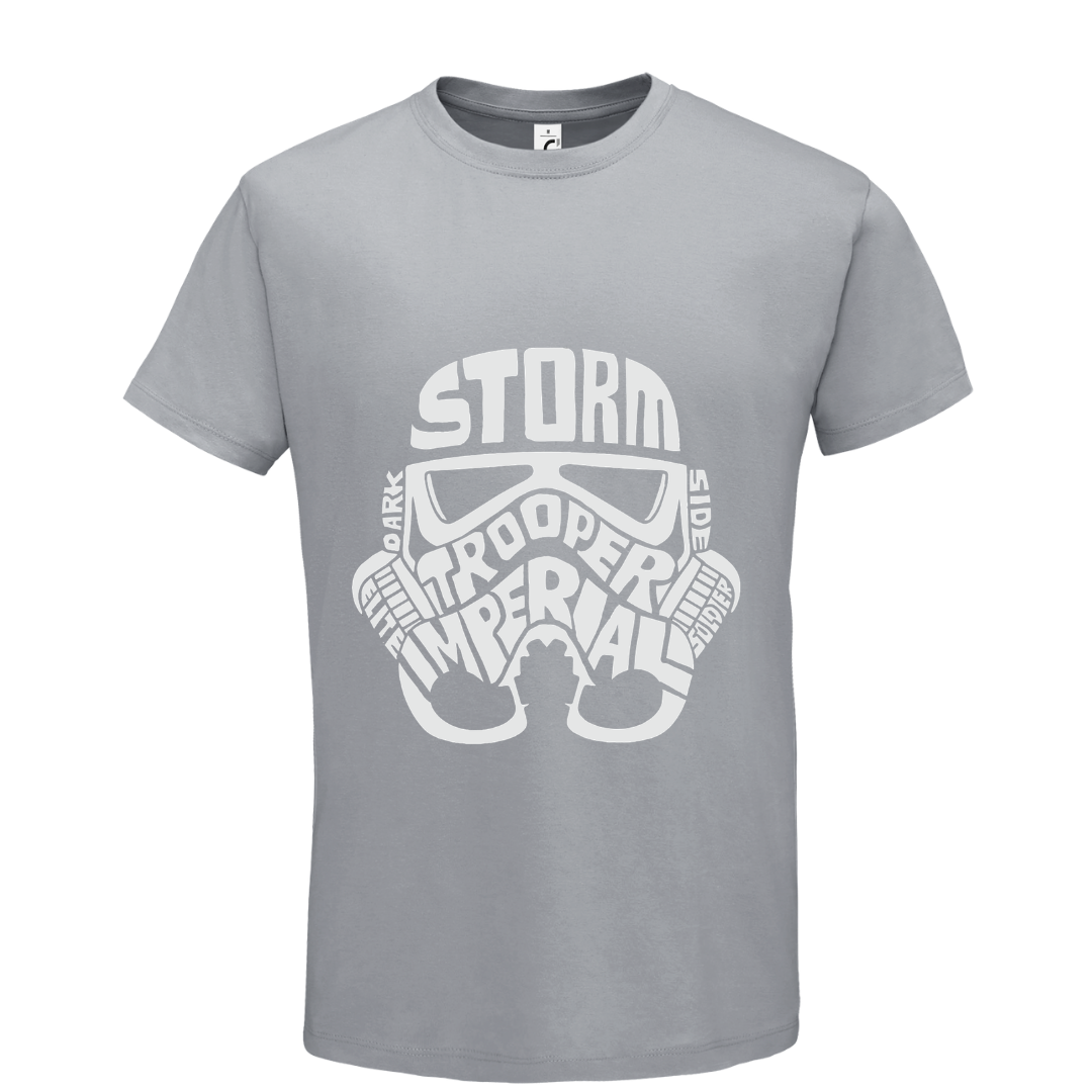 T-shirt με ψηφιδωτή σταμπα Typograhy Storm trooper Starwars