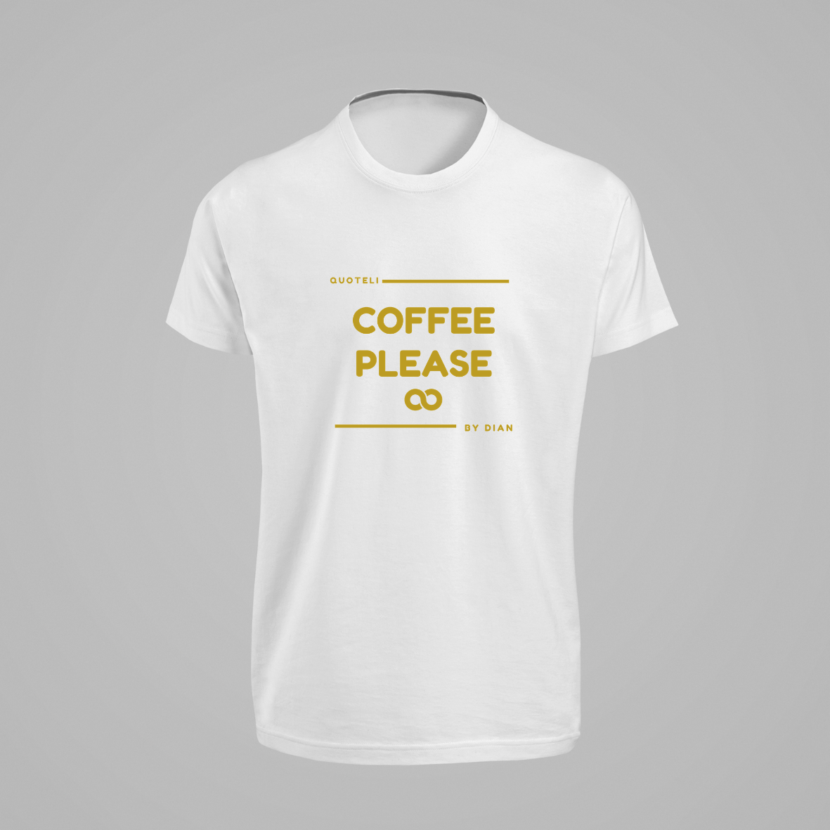 T-shirt Quoteli - Coffee Please.