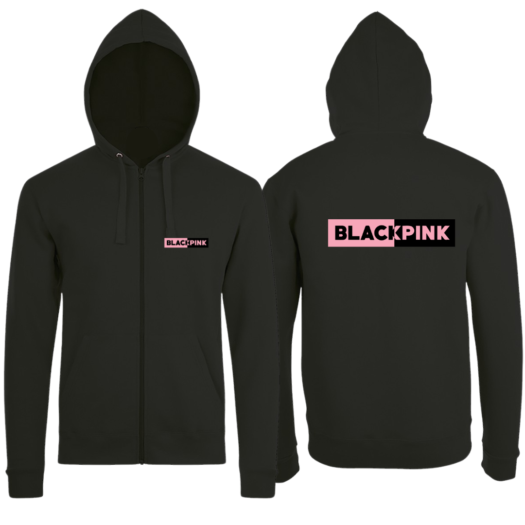 ΦΟΥΤΕΡ Ζακέτα Black Pink Girls Logo 1