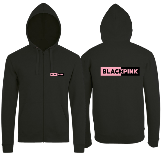 ΦΟΥΤΕΡ Ζακέτα Black Pink Girls Logo 1