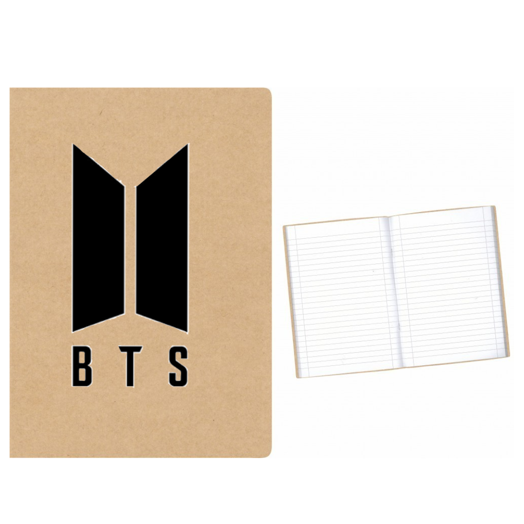 BTS LOGO στάμπα σε Α5 τετράδιο