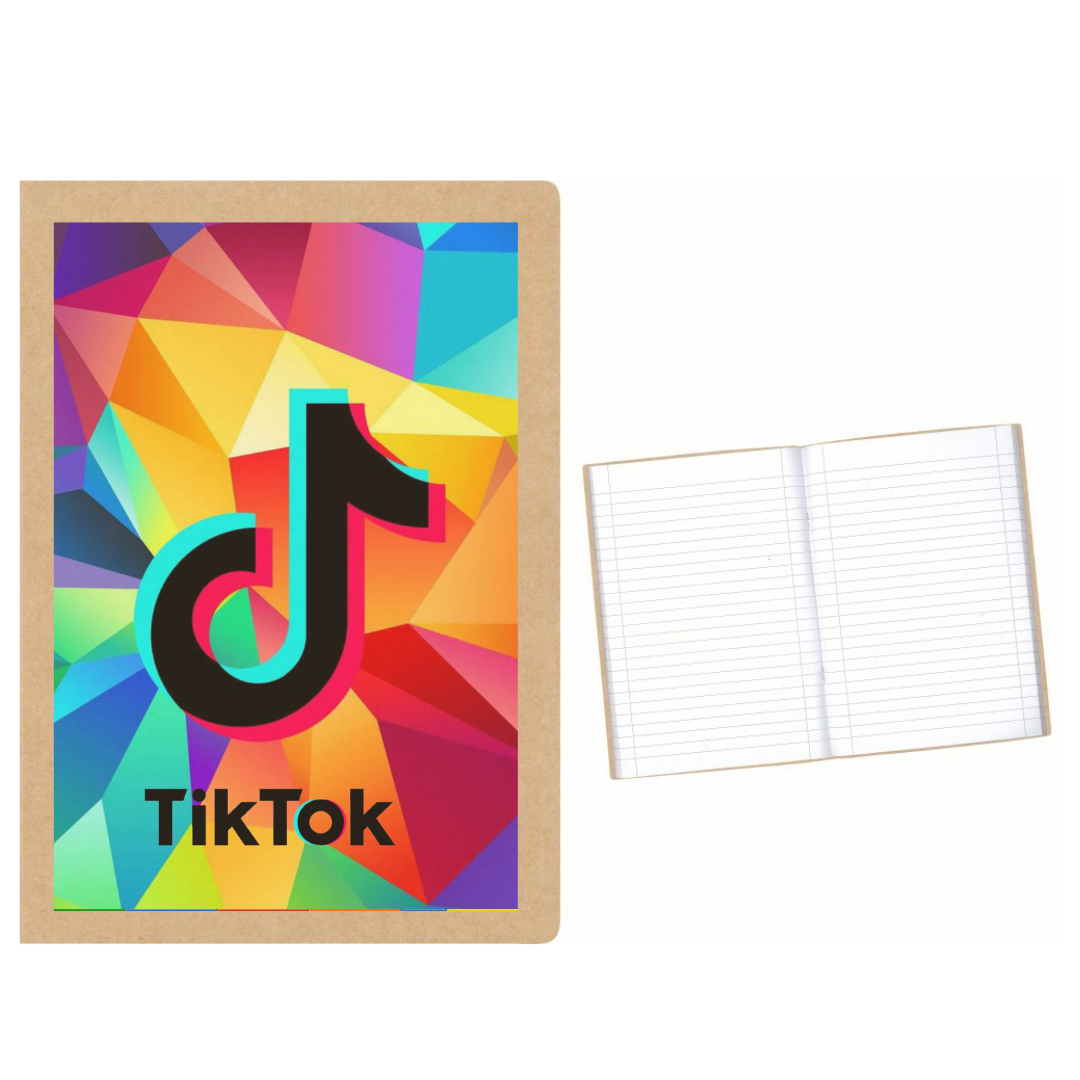 TIK TOK Colores στάμπα σε Α5 τετράδιο