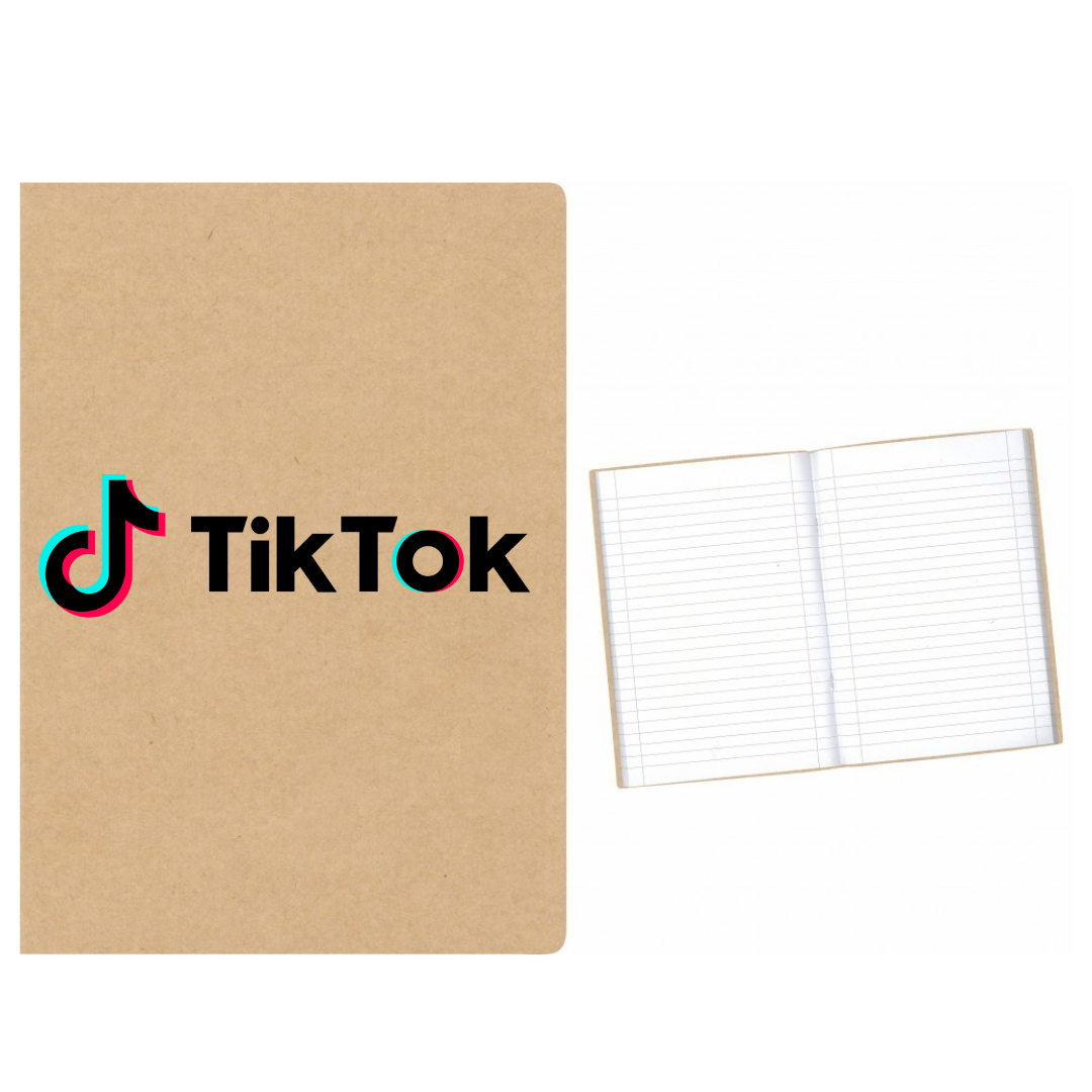 TIK TOK Logo στάμπα σε Α5 τετράδιο