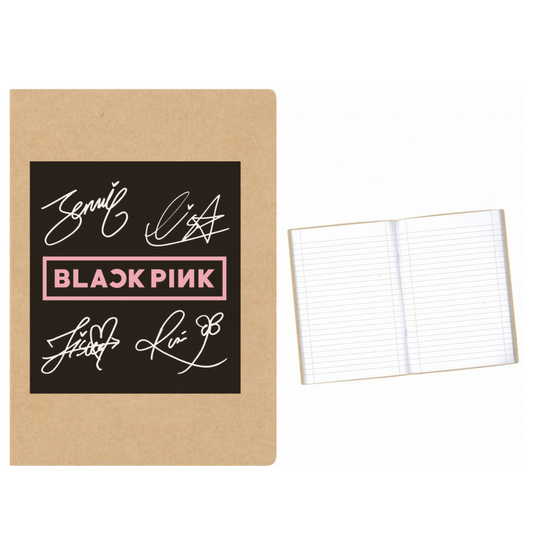 Black Pink Signatures στάμπα σε Α5 τετράδιο