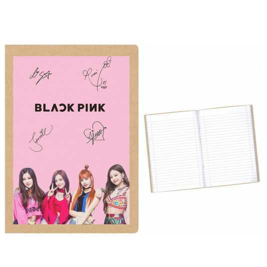 Black Pink Signatures Group στάμπα σε Α5 τετράδιο