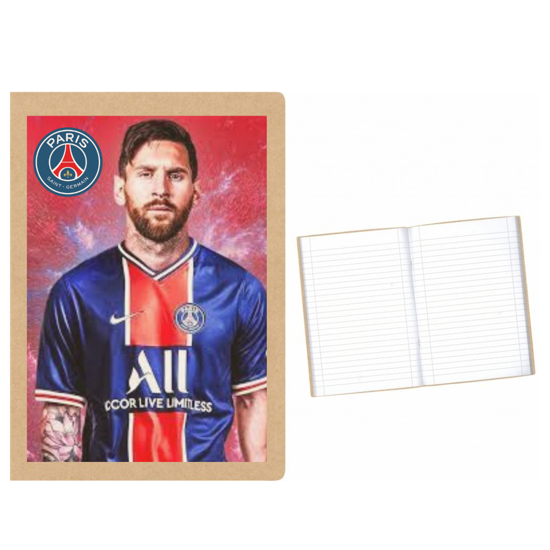 Paris Saint German Messi στάμπα σε Α5 τετράδιο