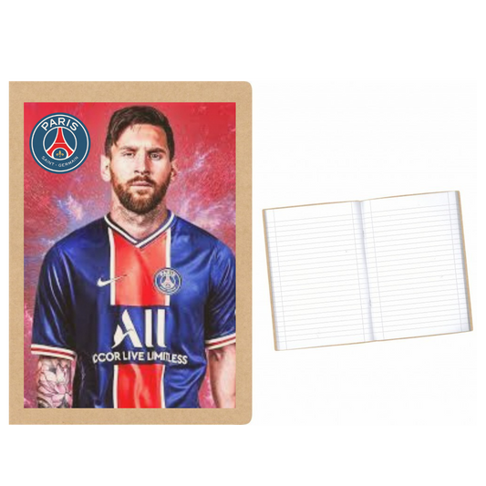 Paris Saint German Messi στάμπα σε Α5 τετράδιο