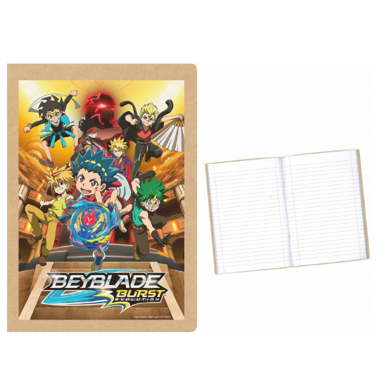 Beyblade στάμπα σε Α5 τετράδιο