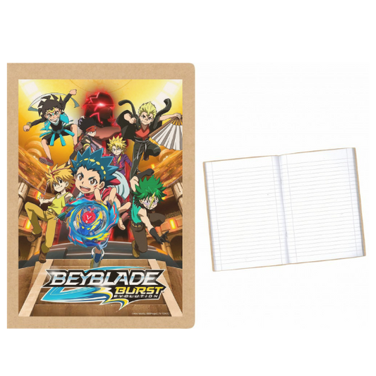 Beyblade στάμπα σε Α5 τετράδιο