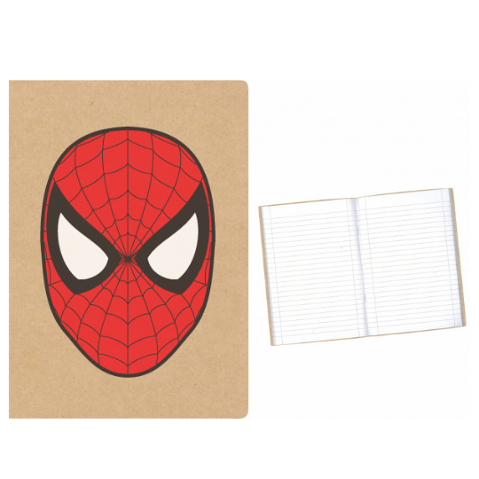 Spider man Mask στάμπα σε Α5 τετράδιο