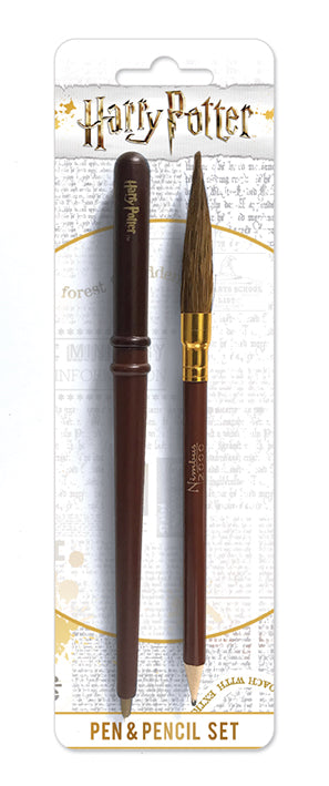 @Harry Potter (Wand & Broom) Pen & Pencil Set Σχολίκο Σέτ