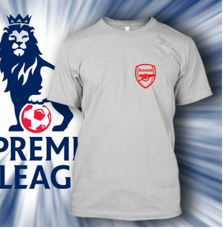 (TSPL-005) ΜΠΛΟΥΖΑΚΙ TSHIRT PREMIER LEAGUE ARSENAL GREY