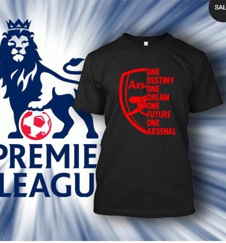 (TSPL-001) ΜΠΛΟΥΖΑΚΙ TSHIRT PREMIER LEAGUE ARSENAL BLACK