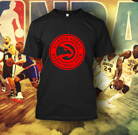 (TSNB-003) ΜΠΛΟΥΖΑΚΙ TSHIRT NBA ATLANTA HAWKS BLACK