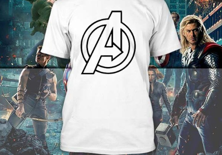 (TSM-0001) ΜΠΛΟΥΖΑΚΙ TSHIRT MARVEL AVENGERS WHITE