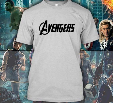 (TSM-0006) ΜΠΛΟΥΖΑΚΙ TSHIRT MARVEL AVENGERS LOGO2 GREY