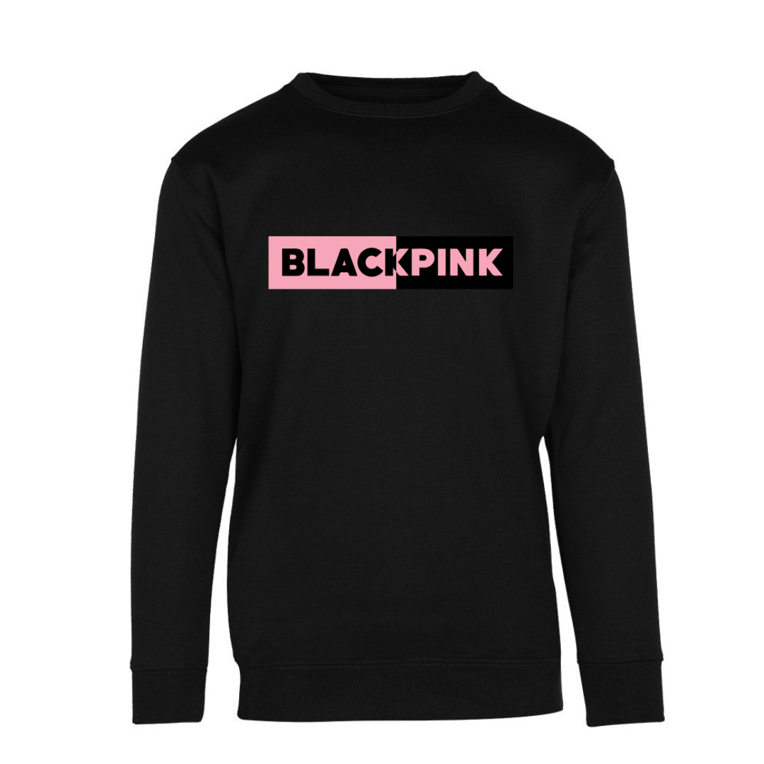 Μπλούζα φούτερ Black Pink Logo