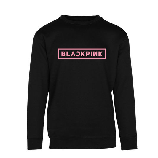 Μπλούζα φούτερ Black Pink Logo Pink