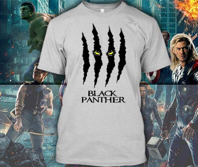 (TSM-0009) ΜΠΛΟΥΖΑΚΙ TSHIRT BLACK PANTHER GREY
