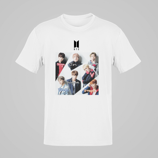 ΜΠΛΟΥΖΑΚΙ TSHIRT BTS λευκό Group names