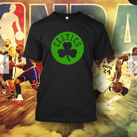 (TSNB-006 ΜΠΛΟΥΖΑΚΙ TSHIRT NBA BOSTON CELTICS BLACK