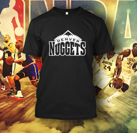 (TSNB-017 ΜΠΛΟΥΖΑΚΙ TSHIRT NBA DENVER NUGGETS BLACK