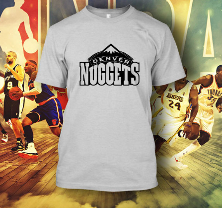 (TSNB-018 ΜΠΛΟΥΖΑΚΙ TSHIRT NBA DENVER NUGGETS WHITE