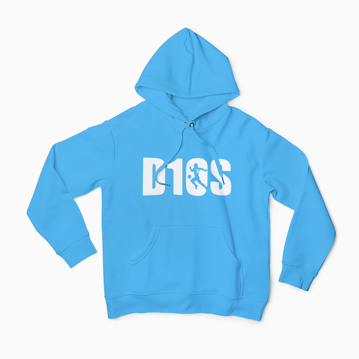 Diego Maradona D10S Λευκό Logo Μπλέ Φούτερ