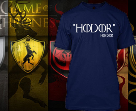 (TSGT-012) ΜΠΛΟΥΖΑΚΙ TSHIRT GAME OF THRONES  HODOR BLUE