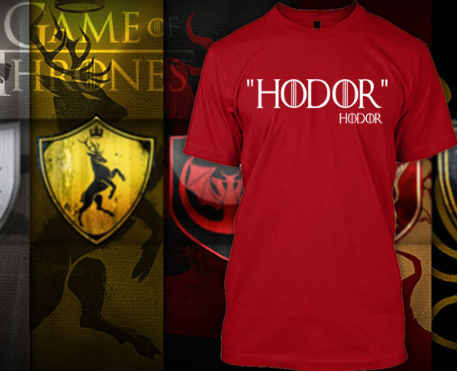 (TSGT-013) ΜΠΛΟΥΖΑΚΙ TSHIRT GAME OF THRONES  HODOR  RED
