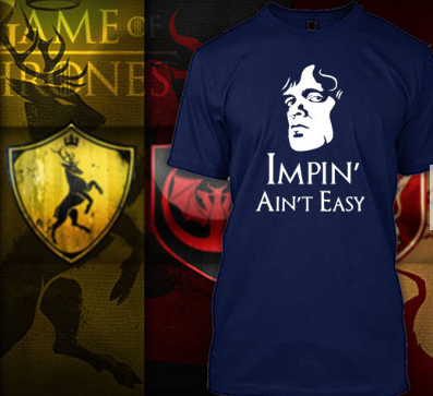 (TSGT-026) ΜΠΛΟΥΖΑΚΙ TSHIRT GAME OF THRONES IMPIN AINT EASY BLUE