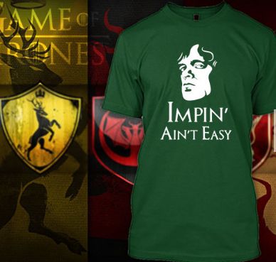 (TSGT-027) ΜΠΛΟΥΖΑΚΙ TSHIRT GAME OF THRONES IMPIN AINT EASY GREEN