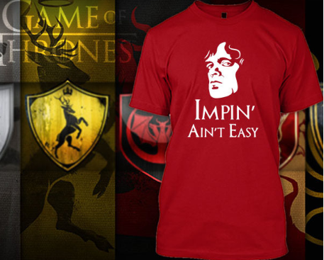 (TSGT-028) ΜΠΛΟΥΖΑΚΙ TSHIRT GAME OF THRONES IMPIN AINT EASY RED