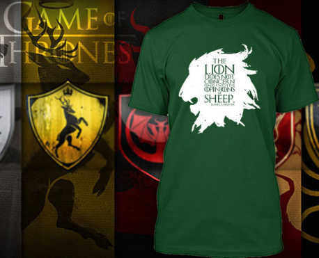 (TSGT-031) ΜΠΛΟΥΖΑΚΙ TSHIRT GAME OF THRONES JAMIE LANNISTER GREEN