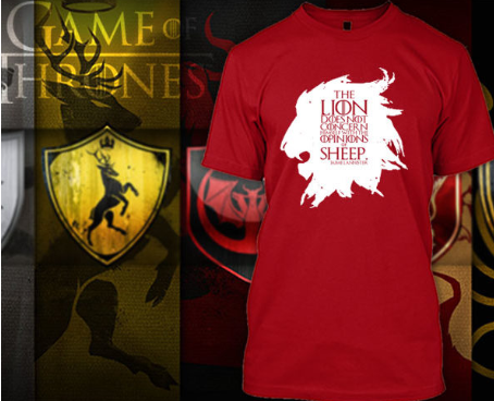 (TSGT-032) ΜΠΛΟΥΖΑΚΙ TSHIRT GAME OF THRONES JAMIE LANNISTER RED