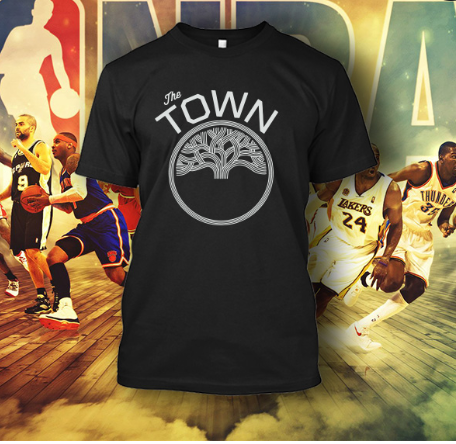 (TSNB-019 ΜΠΛΟΥΖΑΚΙ TSHIRT NBA GOLDEN STATE THE TOWN BLACK
