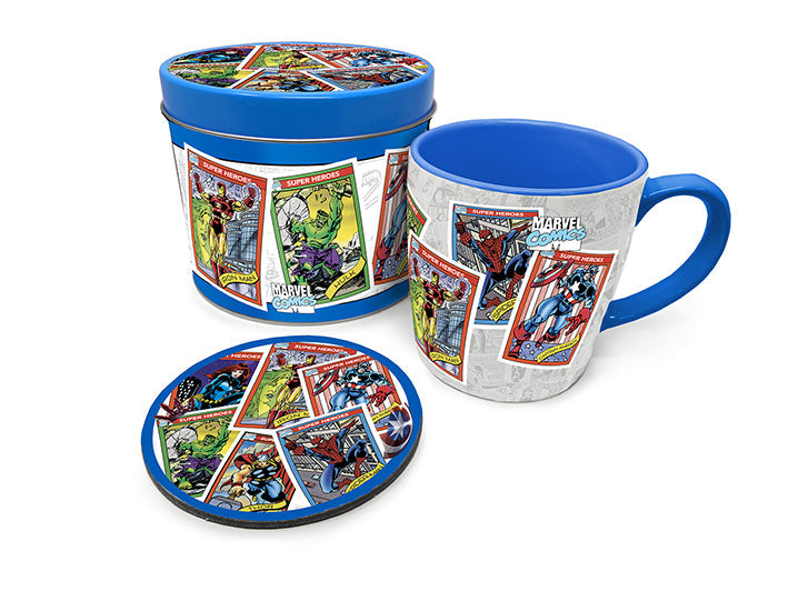 @Marvel Retro (Collectors Cards) Mug & Coaster In Tin Κούπα