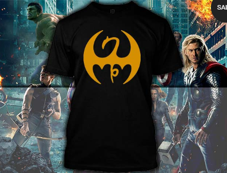 (TSM-0021) ΜΠΛΟΥΖΑΚΙ TSHIRT IRON FIST BLACK