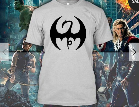 (TSM-0022) ΜΠΛΟΥΖΑΚΙ TSHIRT IRON FIST GREY