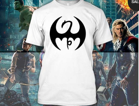 (TSM-0020) ΜΠΛΟΥΖΑΚΙ TSHIRT IRON FIST WHITE