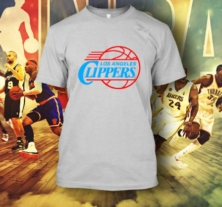 (TSNB-024 ΜΠΛΟΥΖΑΚΙ TSHIRT NBA LA CLIPPERS WHITE