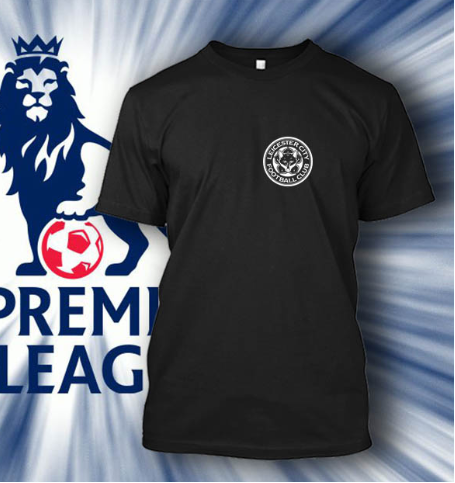 (TSPL-027) ΜΠΛΟΥΖΑΚΙ TSHIRT PREMIER LEAGUE LEICESTER BLACK 2