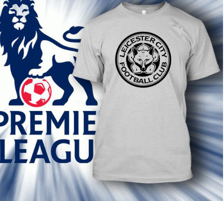 (TSPL-026) ΜΠΛΟΥΖΑΚΙ TSHIRT PREMIER LEAGUE LEICESTER WHITE