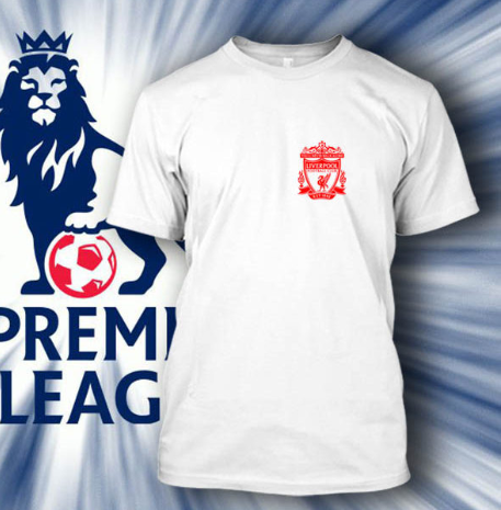 (TSPL-037) ΜΠΛΟΥΖΑΚΙ TSHIRT PREMIER LEAGUE LIVERPOOL WHITE 2