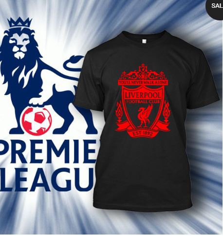 (TSPL-032) ΜΠΛΟΥΖΑΚΙ TSHIRT PREMIER LEAGUE LIVERPOOL BLACK