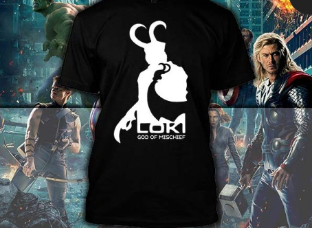 (TSM-0024) ΜΠΛΟΥΖΑΚΙ TSHIRT LOKI BLACK